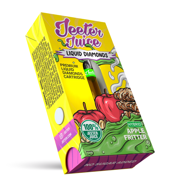 Jeeter Juice Premium 1 Gram Liquid Diamonds Vape - Apple Fritter - The Balloon Room