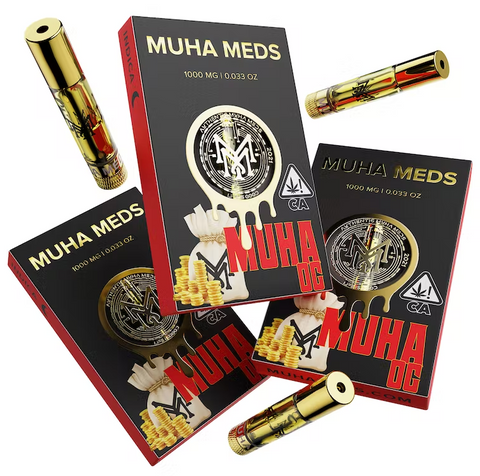 Muha Meds 1000mg Vape Cartridge - Presidential OG