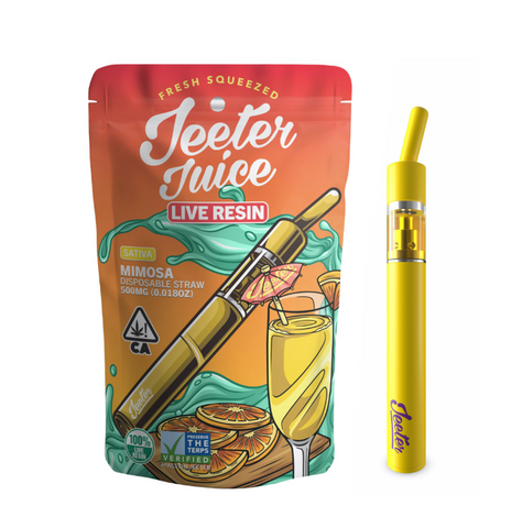Jeeter Juice Disposable 500ml Live Resin Straw - Forbidden Gelato