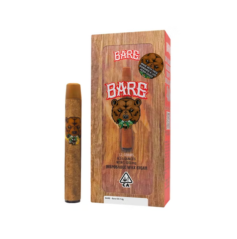 Barewoods Liquid Diamonds 1.2G Wax Cigar Disposable Vape - Clementine