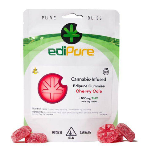 Edipure Gummy Edibles - Cherry Lime Leaf