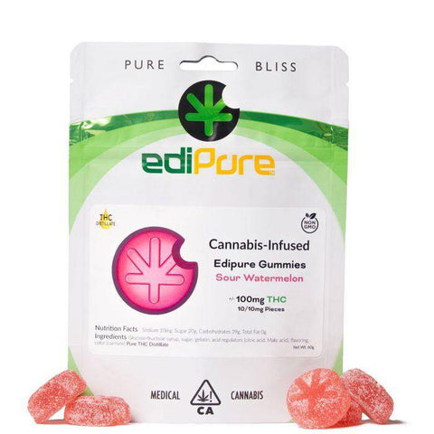 Edipure Gummy Edibles - Cherry Lime Leaf