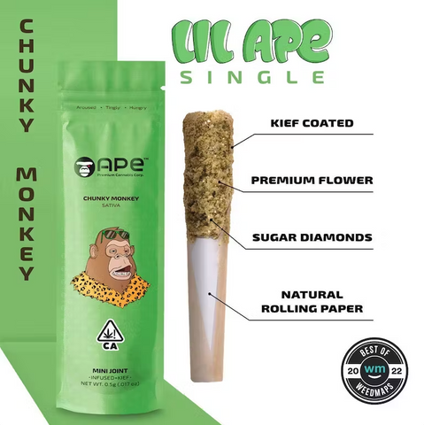 Ape Premium - 4 Pack Mini Joints - High Octane