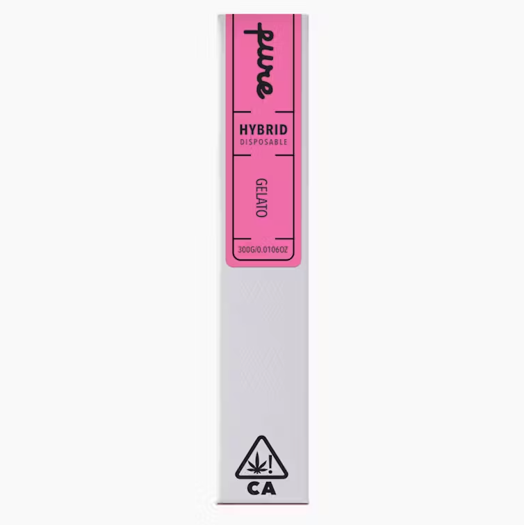 Pure Vape Disposable Pen 0.3g - Gelato