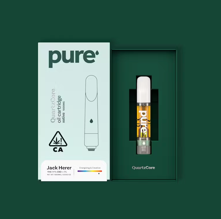 Pure Vape QuartzCore 1G Vape - Jack Herer