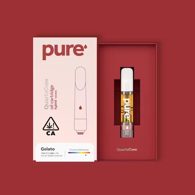 Pure Vape QuartzCore 1G Vape - Gelato 33