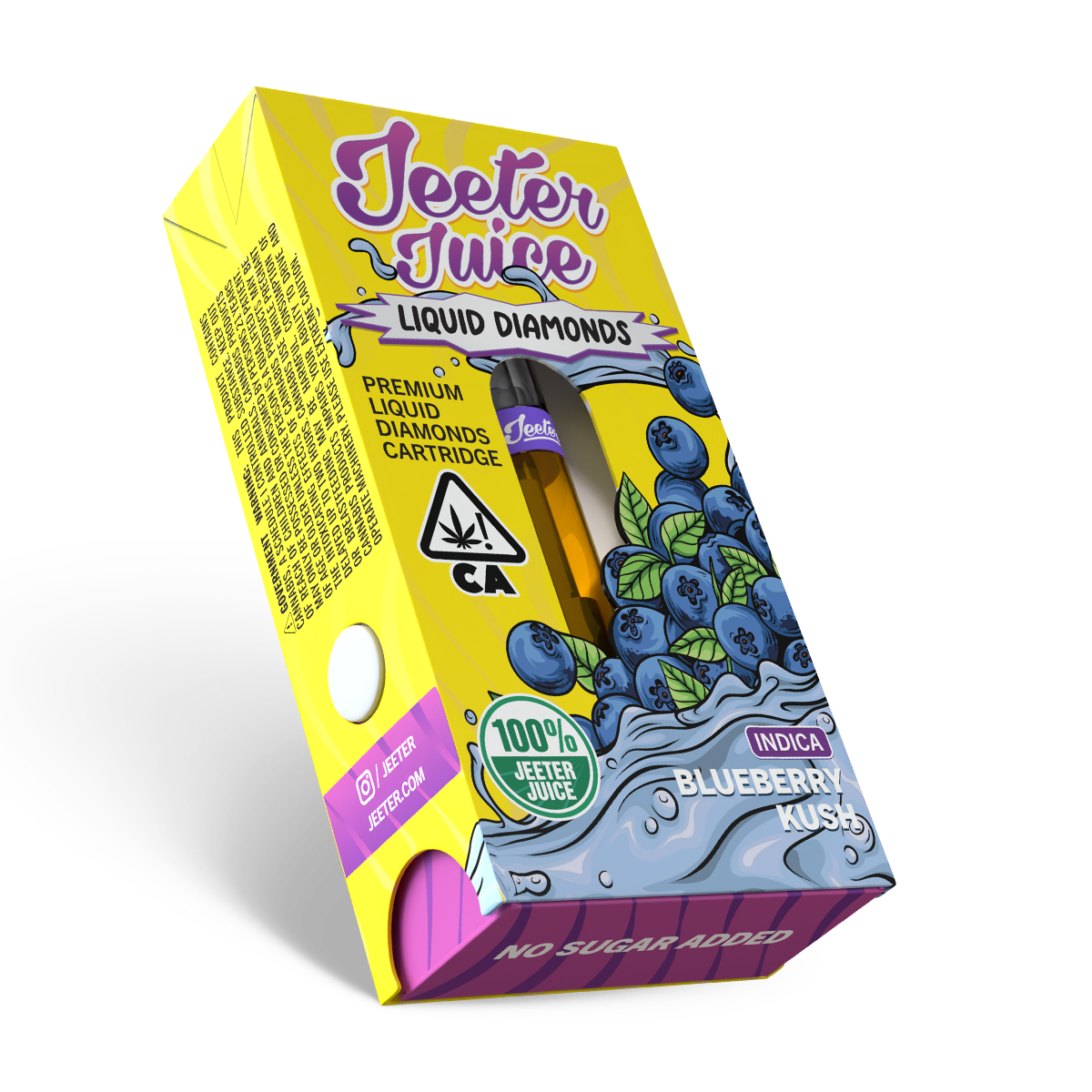 Jeeter Juice Premium 1 Gram Liquid Diamonds Vape - Blueberry Kush - The Balloon Room