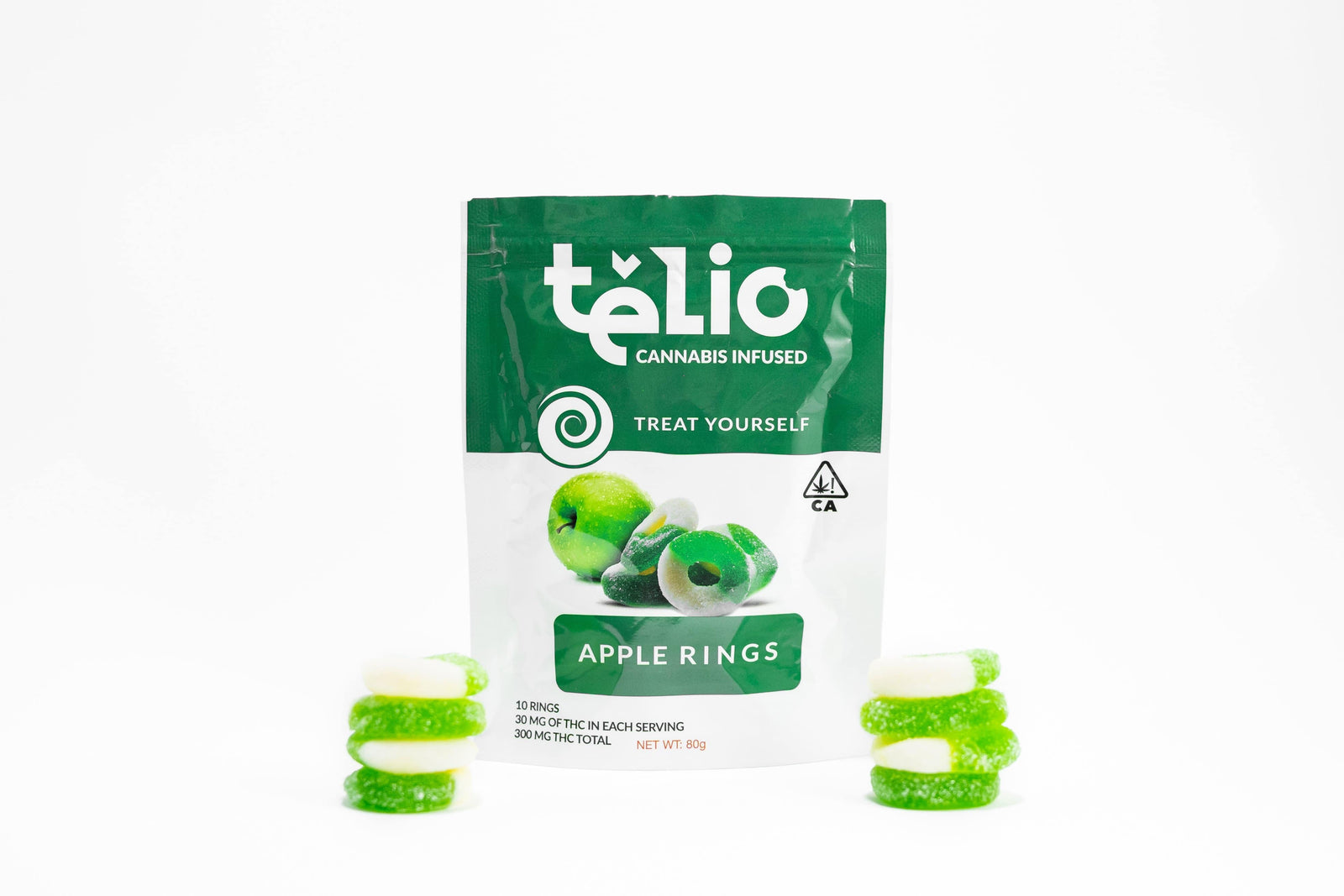 Telio Apple Rings Belts Gummy Edible - The Balloon Room
