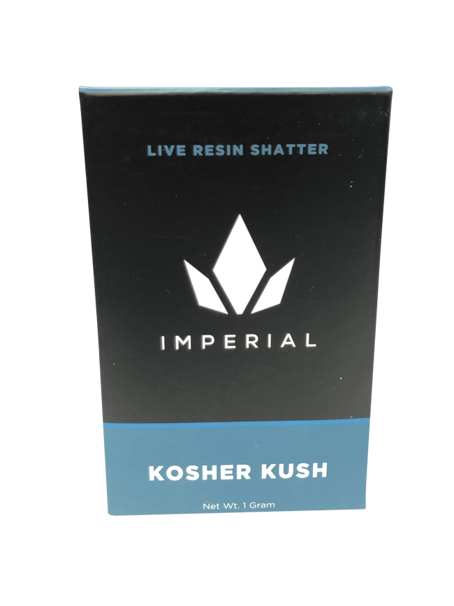 Imperial Extracts Live Resin Shatter - Kosher Kush - The Balloon Room