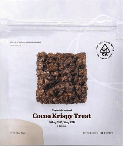 The Cookie Factory Cocoa Krispies Cereal Treat Edible 100mg - The Balloon Room