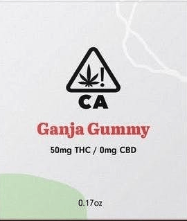 The Cookie Factory Ganja Sour Gummies 50mg - The Balloon Room