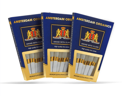 Amsterdam Organics 109mm King Size Hemp Pre Rolled Cones
