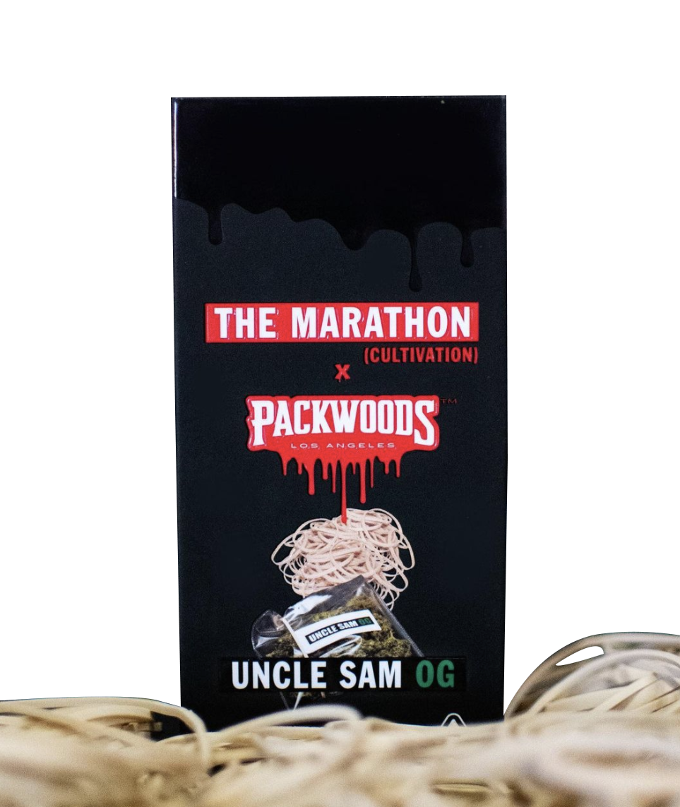 Packwoods Special Edition 2 gram Preroll - Marathon x Uncle Sam OG - The Balloon Room