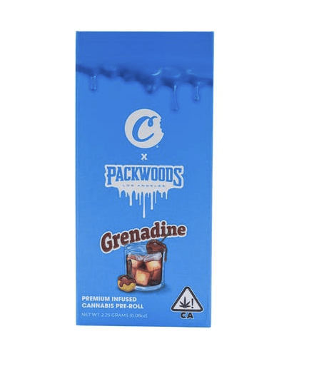 Packwoods x Cookies Collab 2 gram Preroll - Grenadine - The Balloon Room