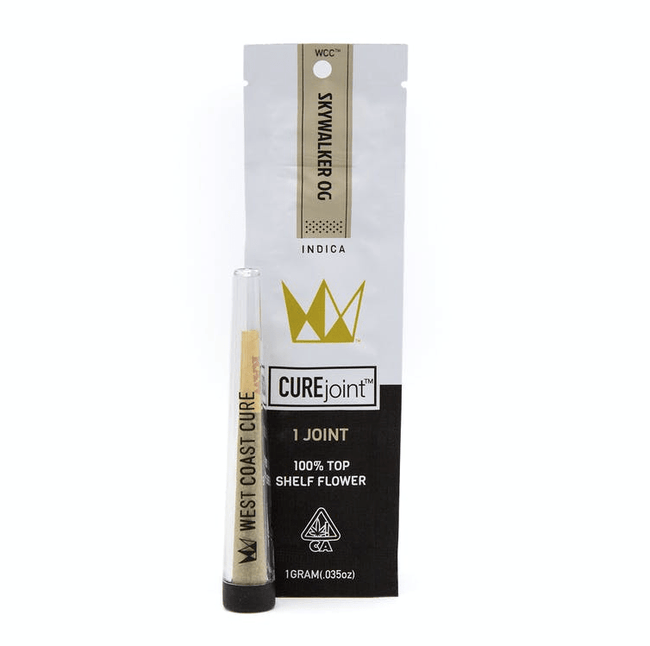 West Coast Cure Cured Joint Pre-Roll - Skywalker OG - The Balloon Room