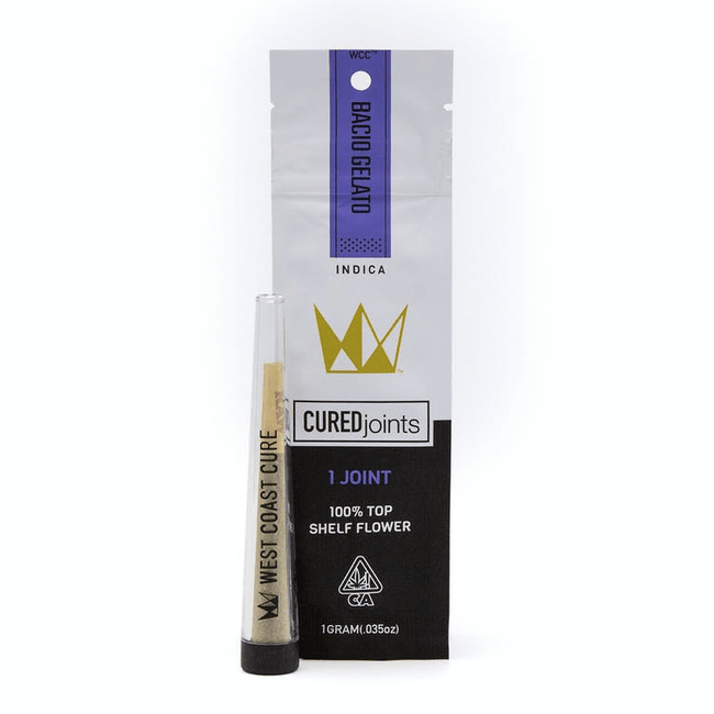 West Coast Cure Cured Joint Pre-Roll - Bacio Gelato - The Balloon Room