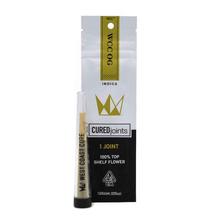 West Coast Cure Cured Joint Pre-Roll - WCC OG - The Balloon Room