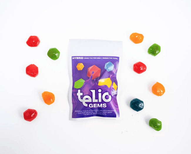 Telio Hybrid Gems Gummy Edible - The Balloon Room