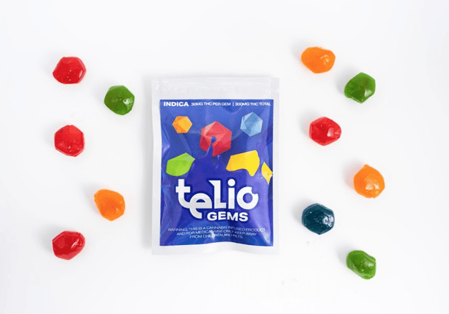 Telio Indica Gems Gummy Edible - The Balloon Room